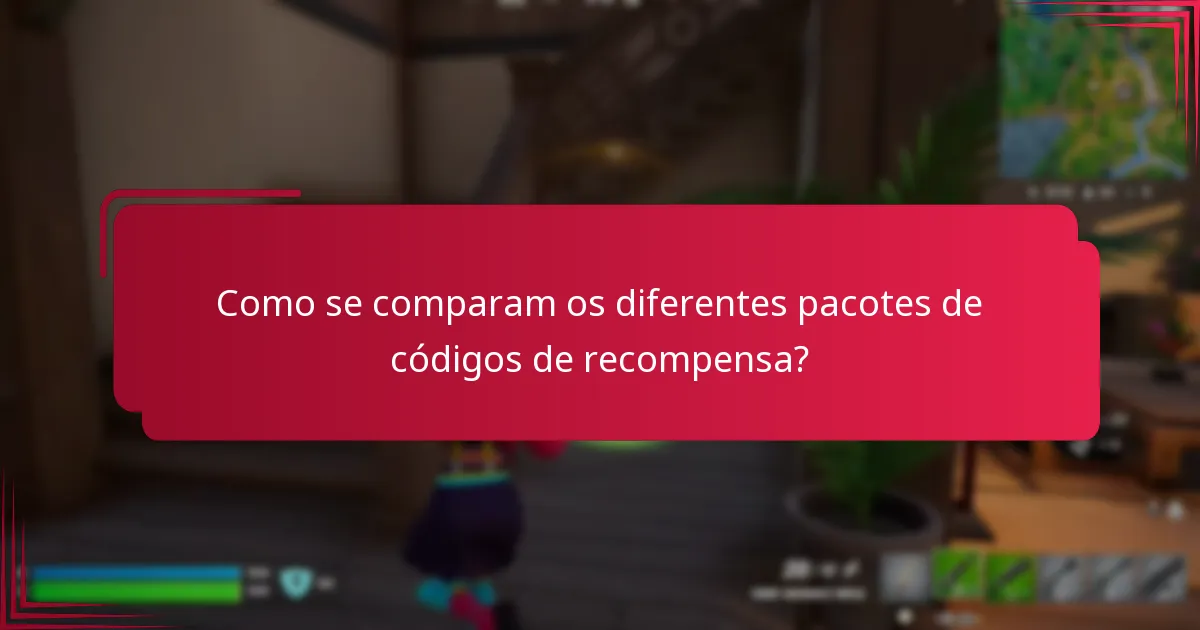 Quais são as melhores práticas para comprar pacotes de códigos de recompensa?