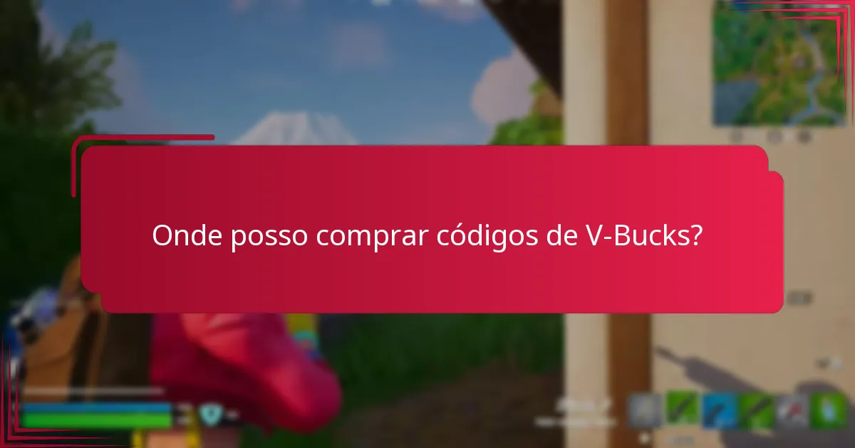 Como posso resgatar códigos de V-Bucks num PC?