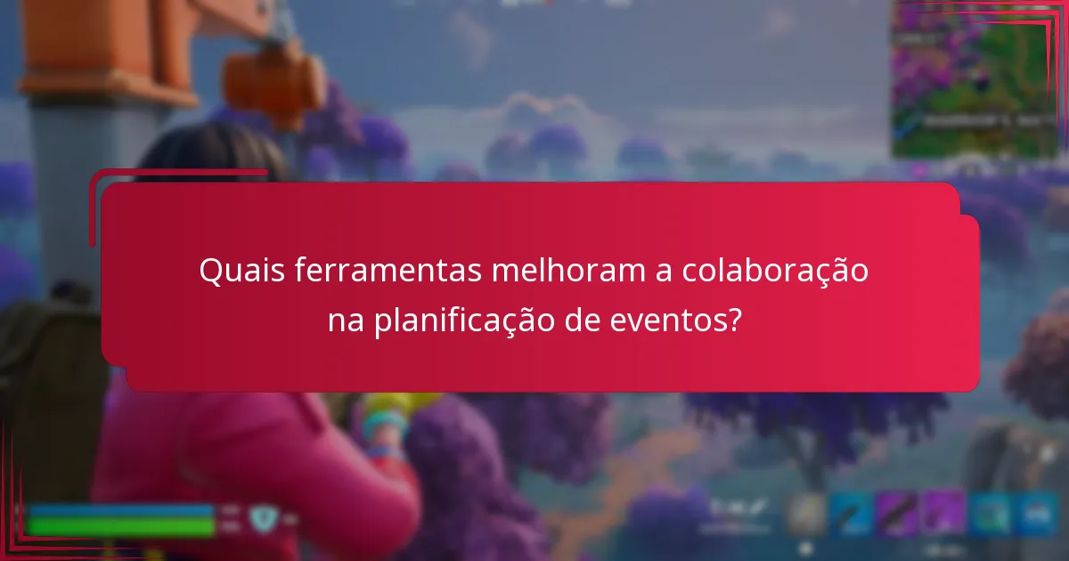 Como se comparam diferentes estratégias de colaboração na planificação de eventos?